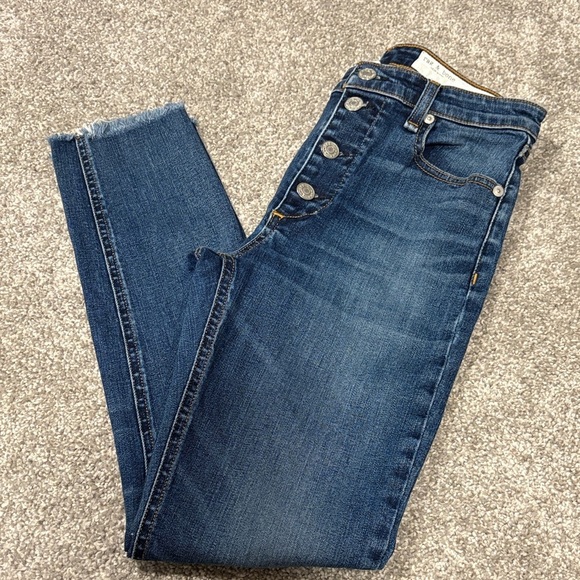 rag & bone Denim - rag & bone Nina High Rise Ankle Skinny Jeans